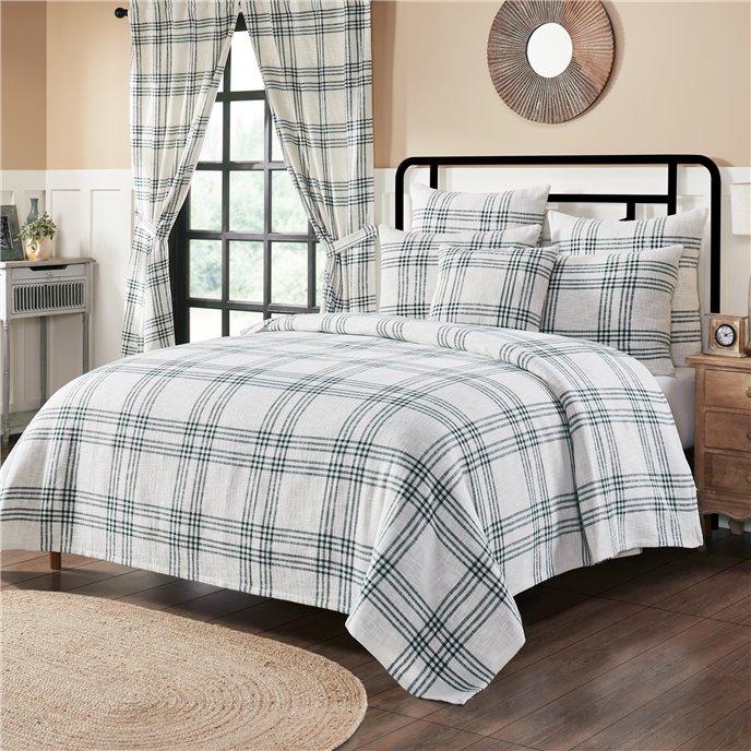 Pine Grove Plaid King Coverlet 97x110 Thumbnail