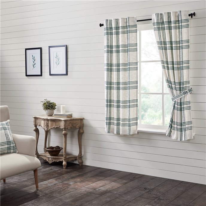 Pine Grove Plaid Short Panel Set of 2 63x36 Thumbnail