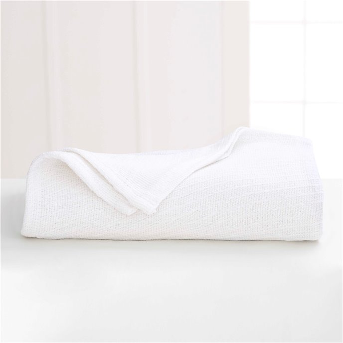 Martex Cotton Twin White Blanket Thumbnail