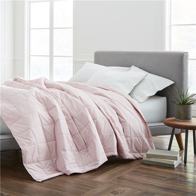 Martex EcoPure Cotton Filled Full/Queen Pink Blanket Thumbnail