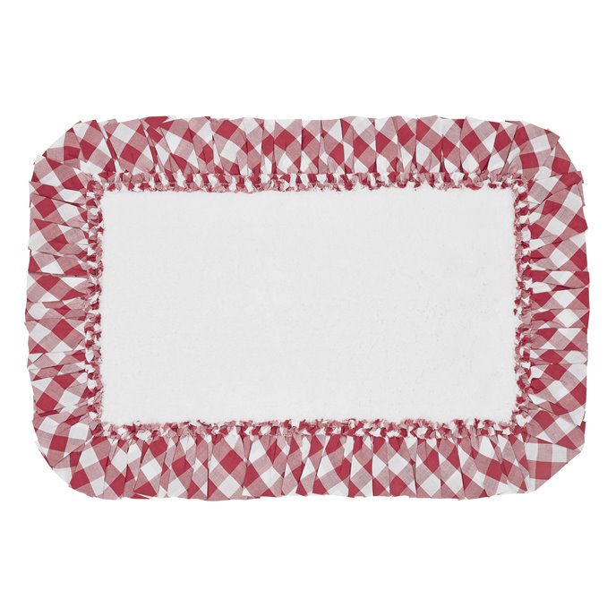 Annie Buffalo Red Check Bathmat 20x30 Thumbnail