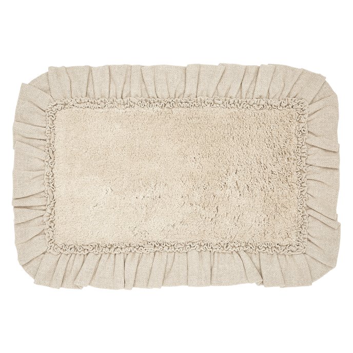 Burlap Vintage Bathmat 20x30 Thumbnail