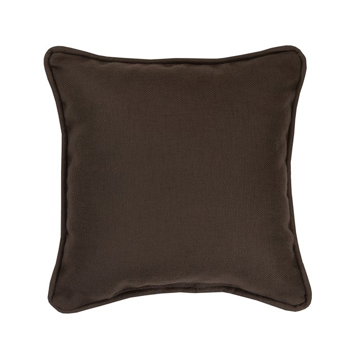 Pontoise Square Pillow - Chocolate Thumbnail