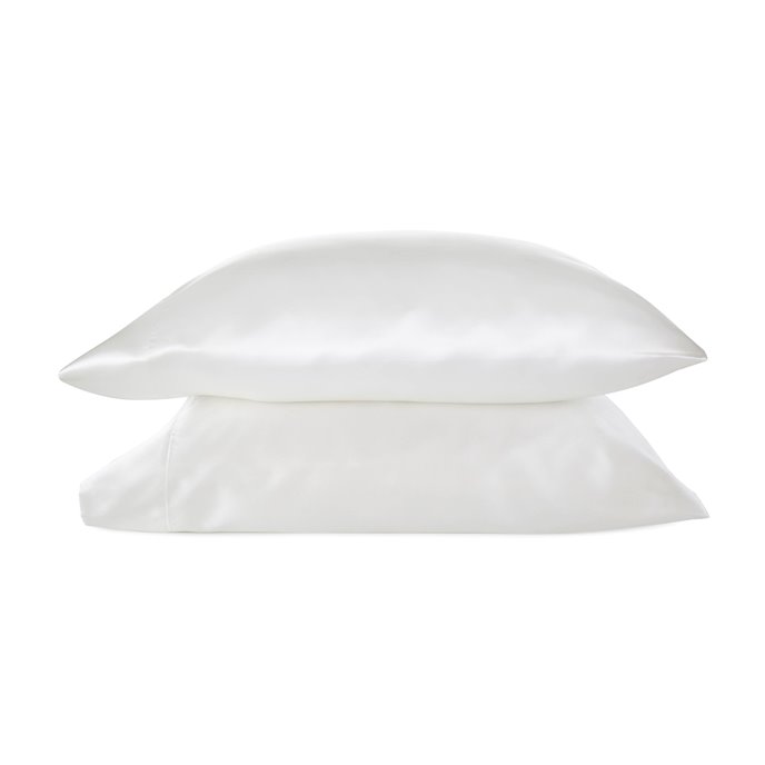 Seduction Satin Standard Pearl White Pillowcase Pair Thumbnail