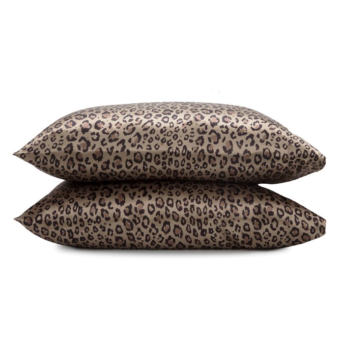 Seduction Satin Standard Leopard Pillowcase Pair Thumbnail