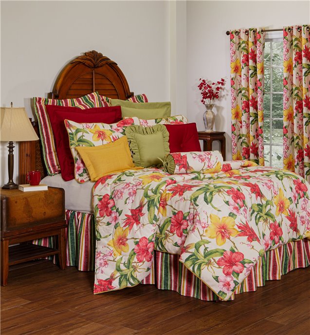 Kahlee Queen Comforter Set  (15" drop) Thumbnail