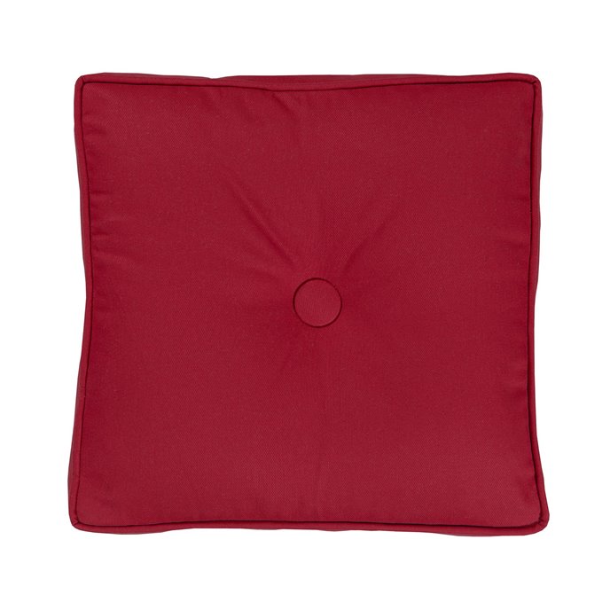 Kahlee Square Boxed Pillow - Twill Red Thumbnail