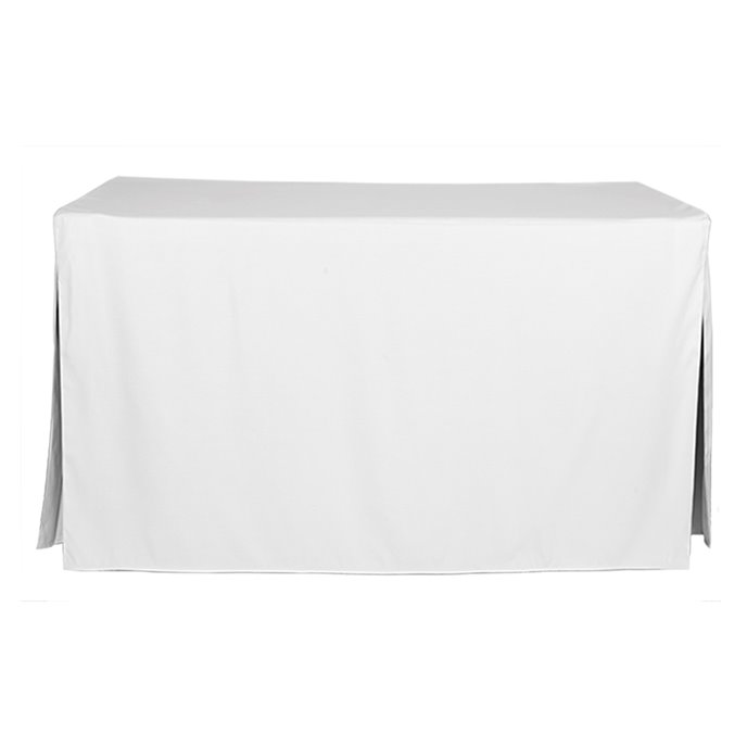 5 Foot White Table Cover