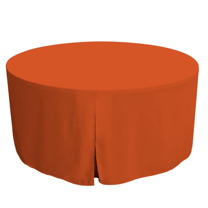 Tablevogue 60-Inch Ooh-Orange Round Table Cover Thumbnail