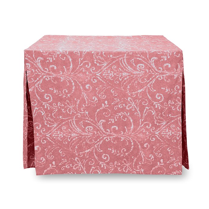 Tablevogue 34-Inch Square Washed Red Bali Print Table Cover Thumbnail