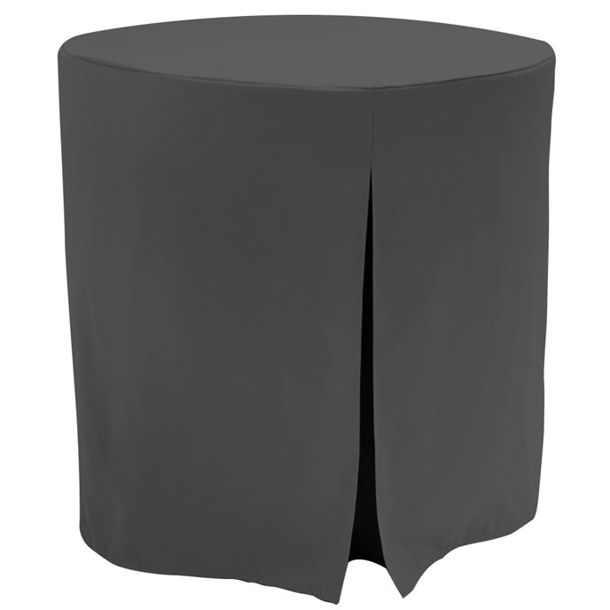 Tablevogue 30-Inch Charcoal Round Table Cover Thumbnail