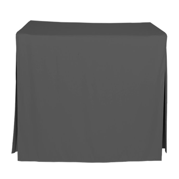 Tablevogue 34-Inch Square Charcoal Table Cover Thumbnail
