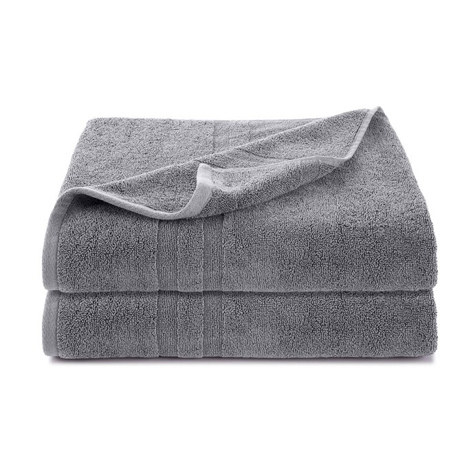 Martex Active 2-Pack Gray Gym Towel with SILVERbac™ Antimicrobial Technology Thumbnail