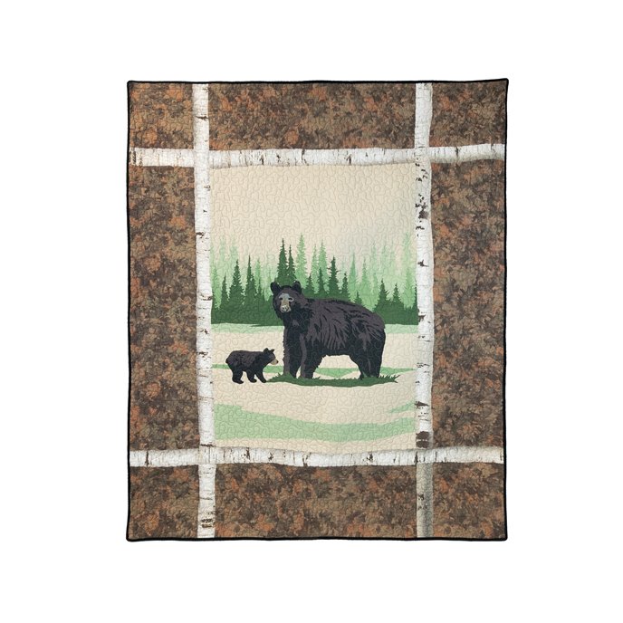 Birch Bear Throw Thumbnail