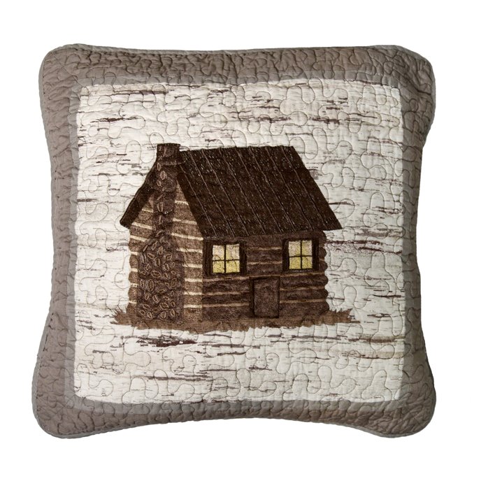 Birch Forest Cabin Decorative Pillow Thumbnail