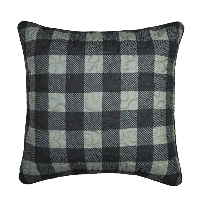 Bear Walk Plaid Decorative Pillow - Check Thumbnail