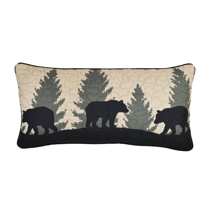 Bear Walk Plaid Rectangle Decorative Pillow Thumbnail