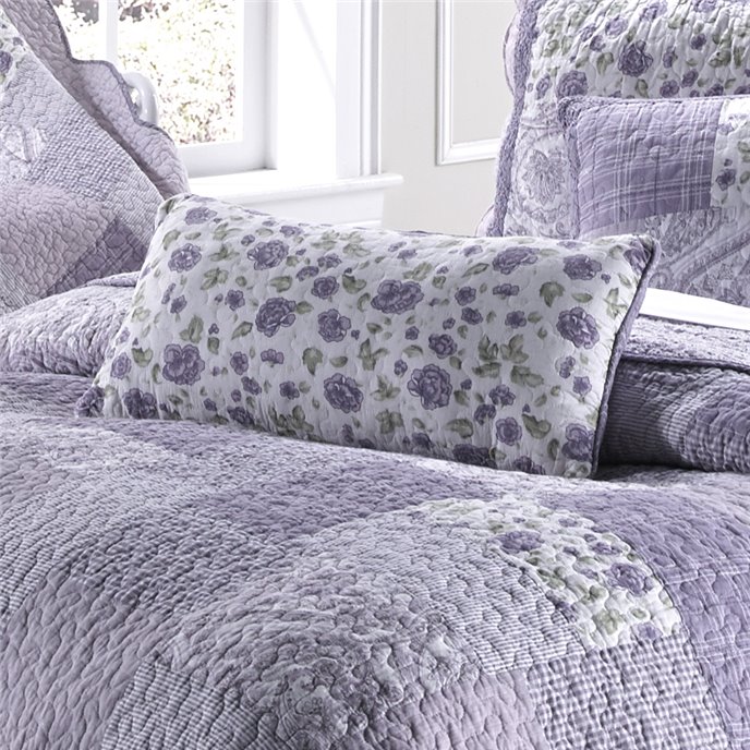 Lavender Rose Rectangle Decorative Pillow Thumbnail
