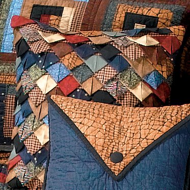 Midnight Bear Roof tile Decorative Pillow Thumbnail