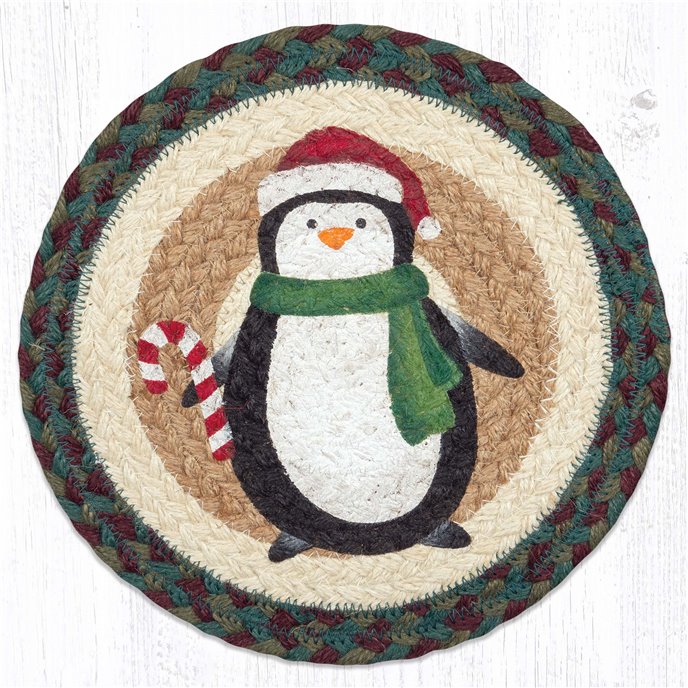 Penguin Printed Round Trivet 10"x10" Thumbnail