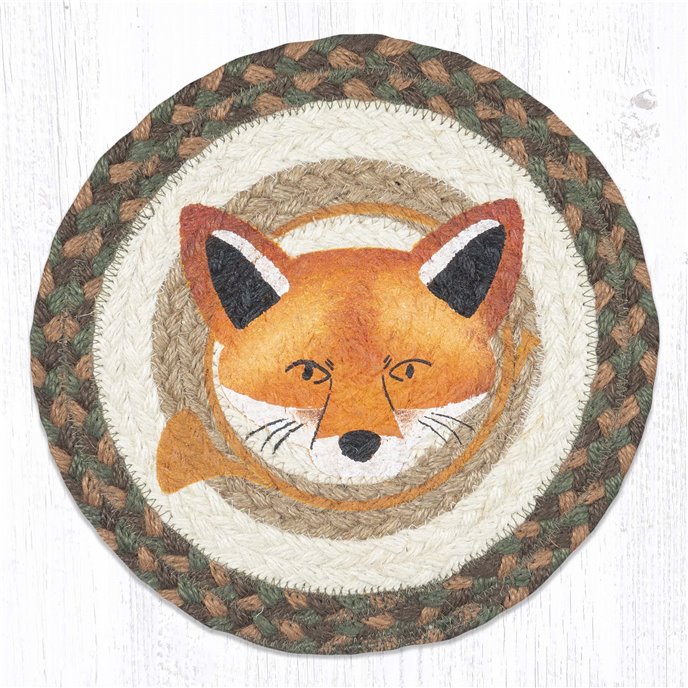 Fox Printed Round Trivet 10"x10" Thumbnail