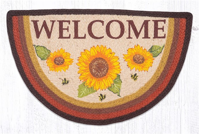 Sunflower Welcome Printed Slice 18"x29" Thumbnail