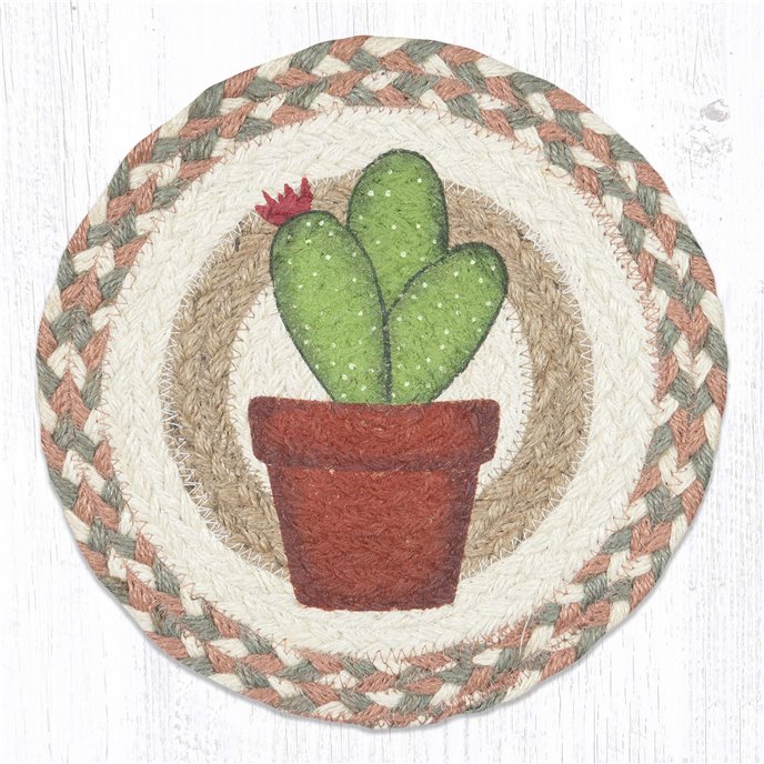Cacti 1 Printed Round Trivet 10"x10" Thumbnail