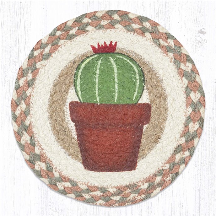 Cacti 3 Printed Round Trivet 10"x10" Thumbnail