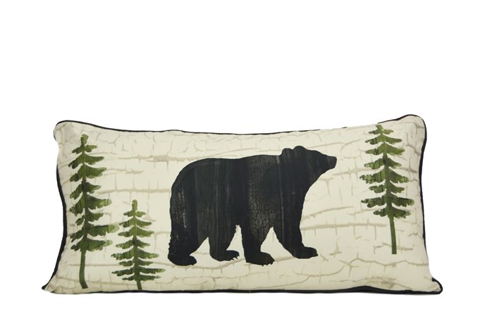 Painted Bear "Bear" Decorative Pillow Thumbnail