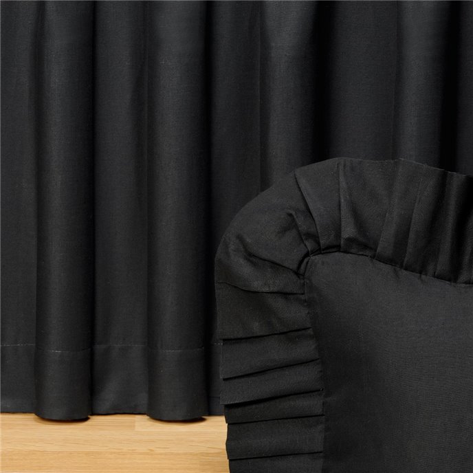 Black Night King Bedskirt (18 inch drop) Thumbnail