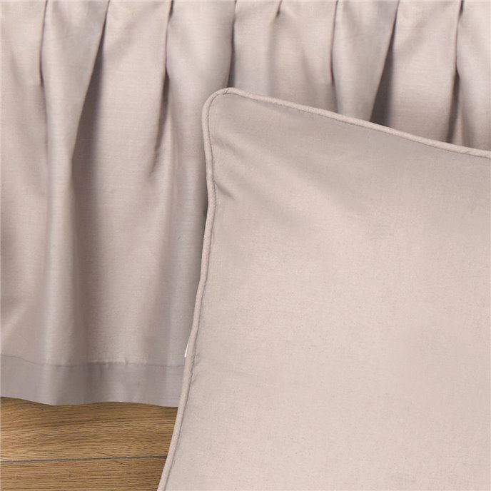 Smoky Taupe Twin Bedskirt (18 inch drop) Thumbnail