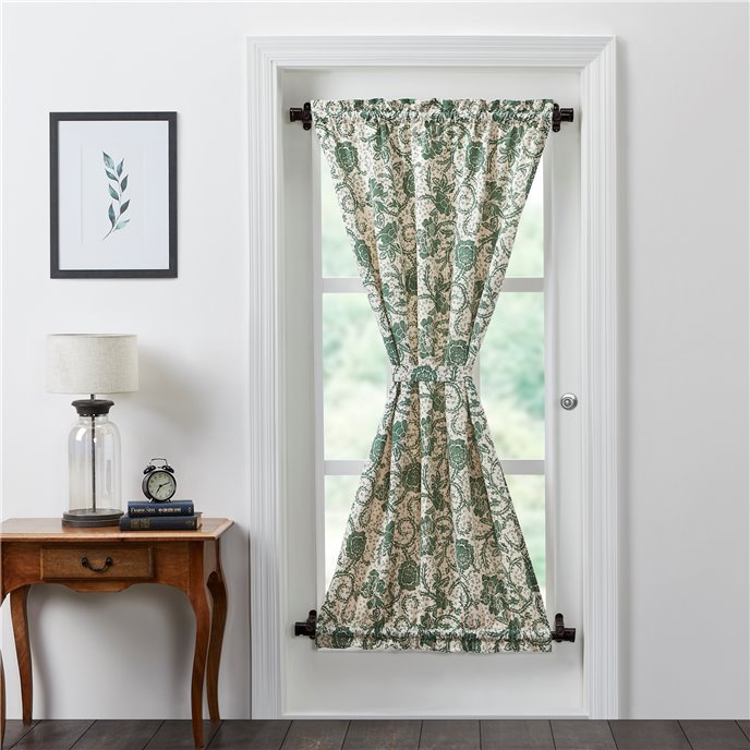 Dorset Green Floral Door Panel 72x40 Thumbnail