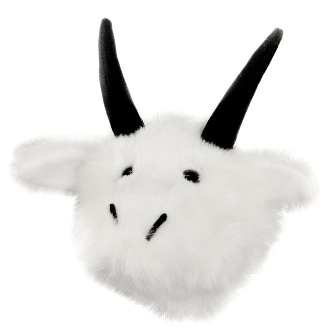 Carstens Plush Mountain Goat Small Trophy Head Thumbnail