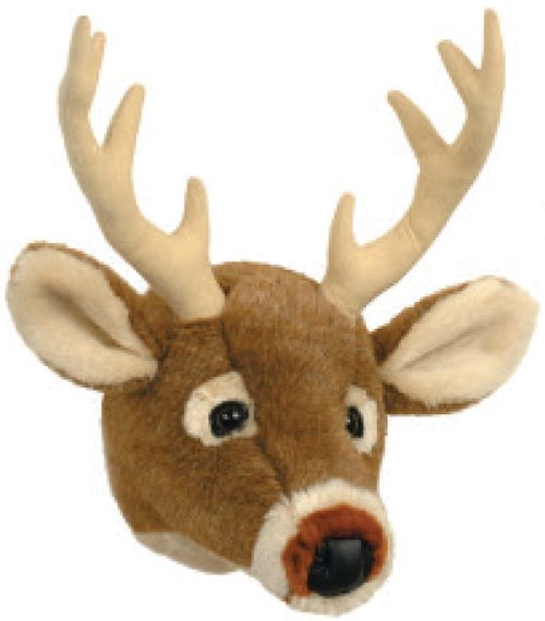 Carstens Plush White Tail Deer Small Trophy Head Thumbnail