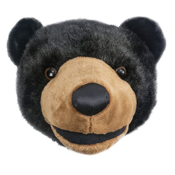 Carstens Plush Black Bear Large Trophy Head Thumbnail