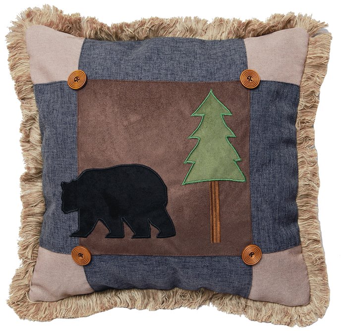 Bear scrap pillow Thumbnail