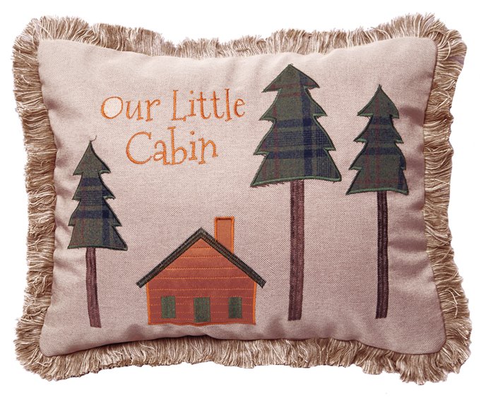 Our little cabin pillow Thumbnail