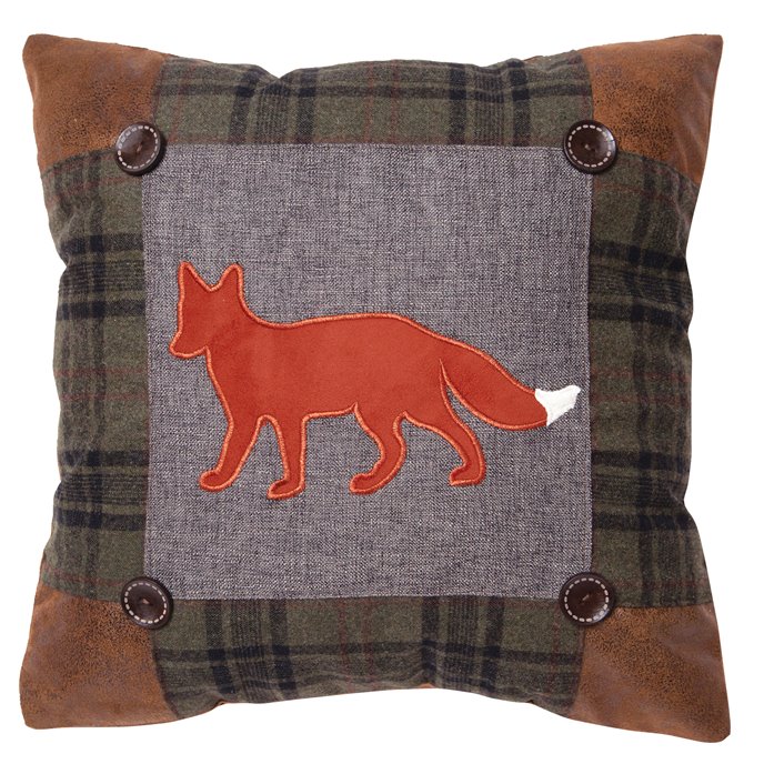 Fox scrap pillow Thumbnail