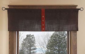 Carstens Ontario Wilderness Rustic Cabin Valance Thumbnail
