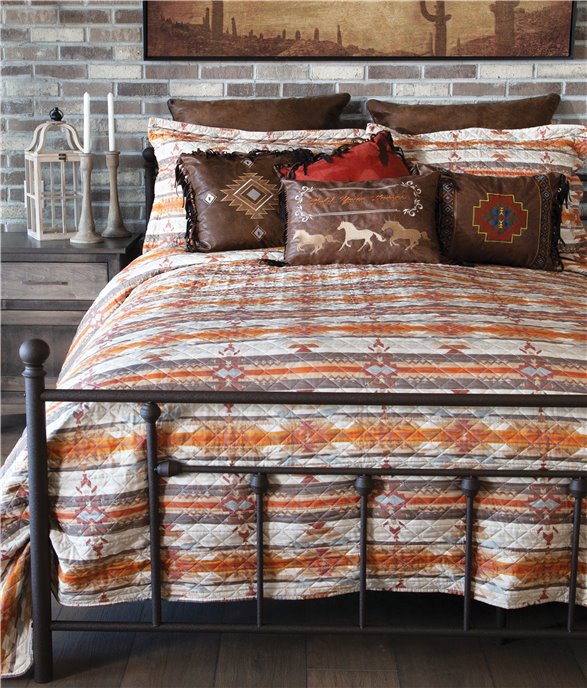 Wrangler Amarillo Sunset Twin Quilt Set Thumbnail