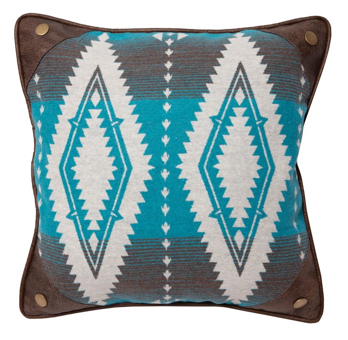 Turquoise Earth diamond pillow Thumbnail