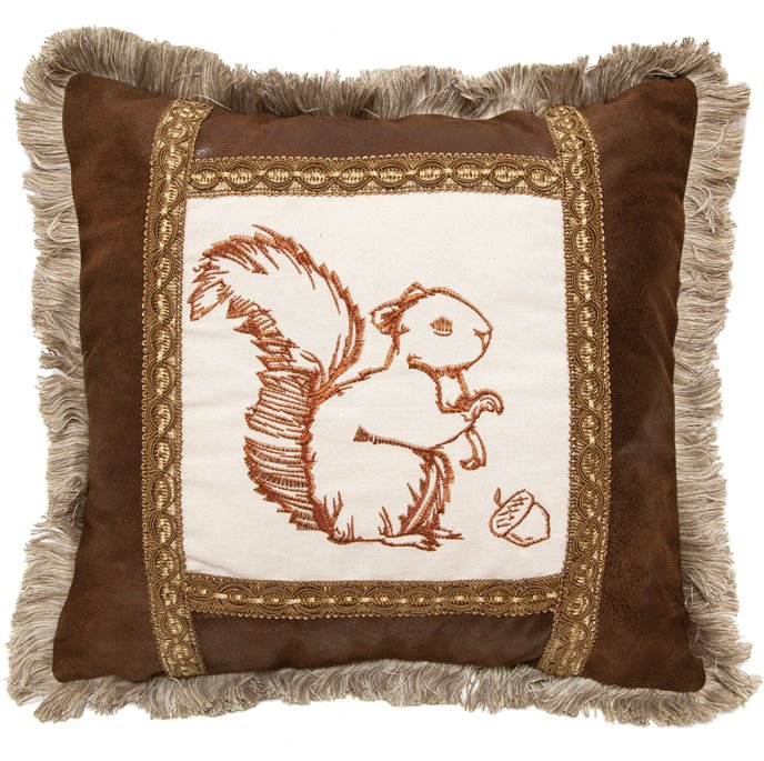 Squirrel Pillow 18"x18" Thumbnail