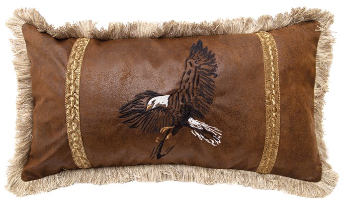 Bald Eagle Pillow 14"x26" Thumbnail