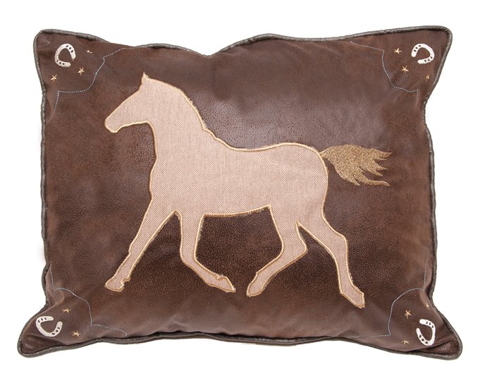 Lucky Horse Pillow 16"x20" Thumbnail