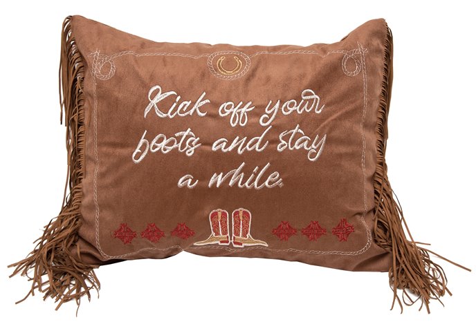 Kick Off Your Boots Pillow 16"x20" Thumbnail