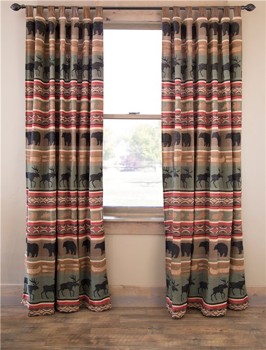 Carstens Backwoods Rustic Cabin Curtain Panels (Set of 2) Thumbnail