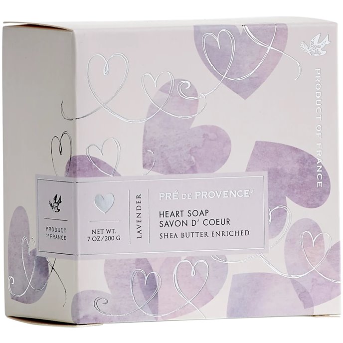 Pre de Provence Heart Soap Lavender Gift Box - 200G Thumbnail