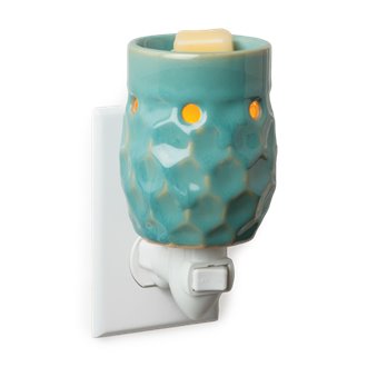 Honeycomb Turquoise Plug-In Fragrance Warmer by Candle Warmers Thumbnail