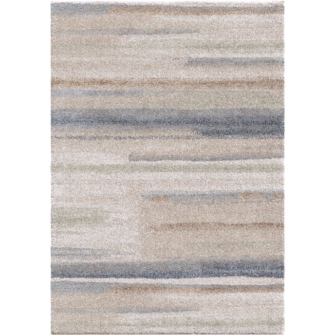 Modern Motion - Muted Blue 6'7" X 9'6" Rug Thumbnail