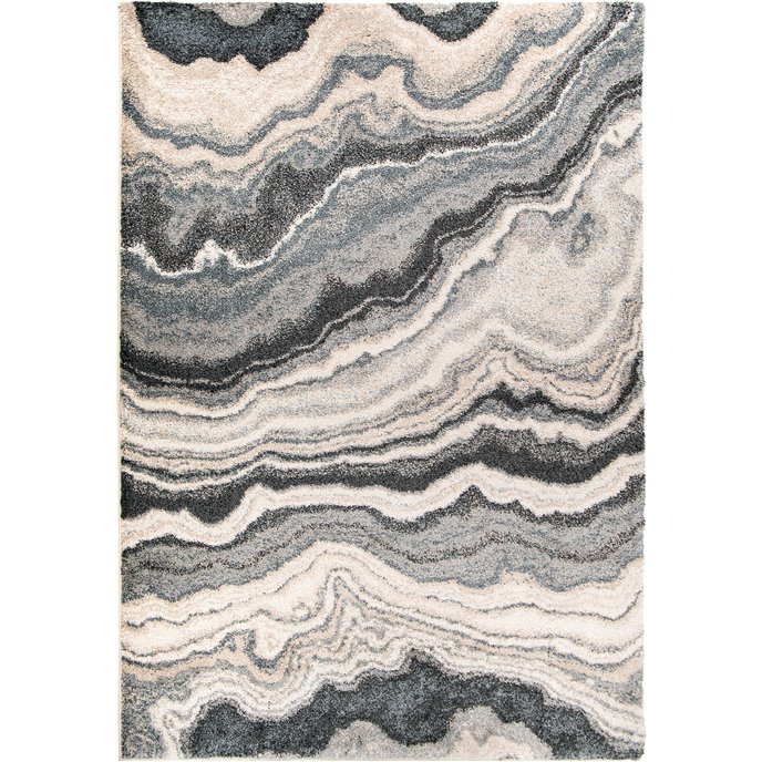 Cascade - Taupe Inkwell 5'3" X 7'6" Rug Thumbnail